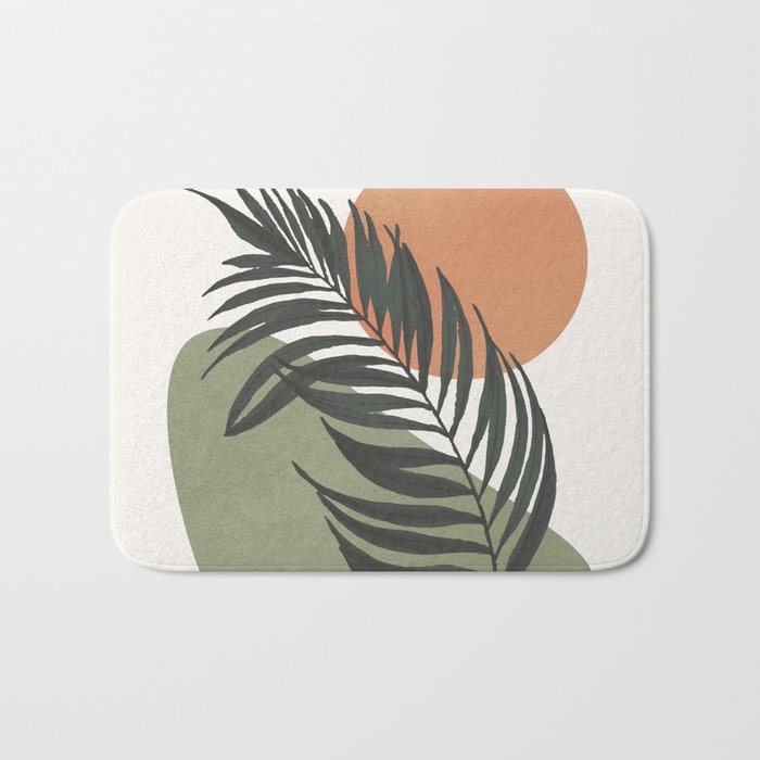 Palm Leaf Bath Mat Gallery Image 1