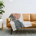 Palm Leaf Throw Blanket Gallery Image 1