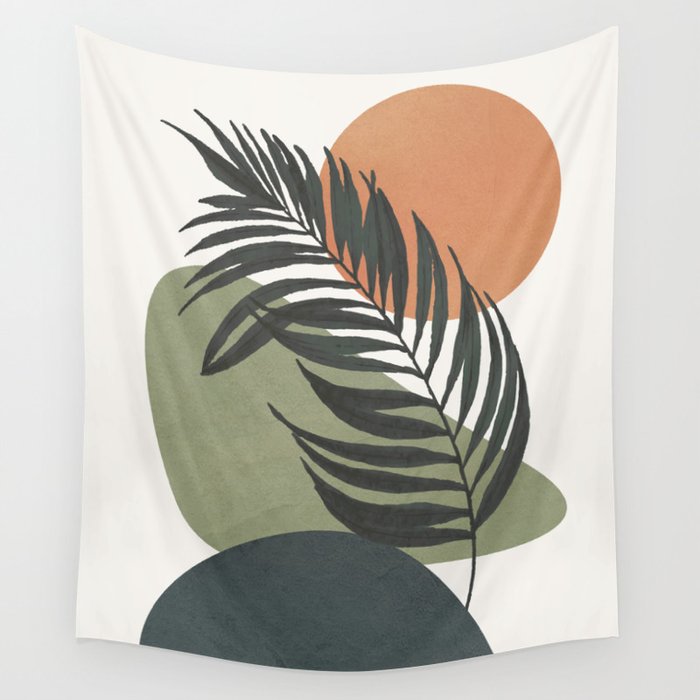 Palm Leaf Wall Tapestry Gallery Image 4