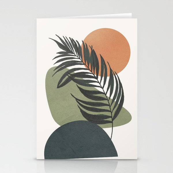 Palm Leaf Stationery Card Gallery Image 2