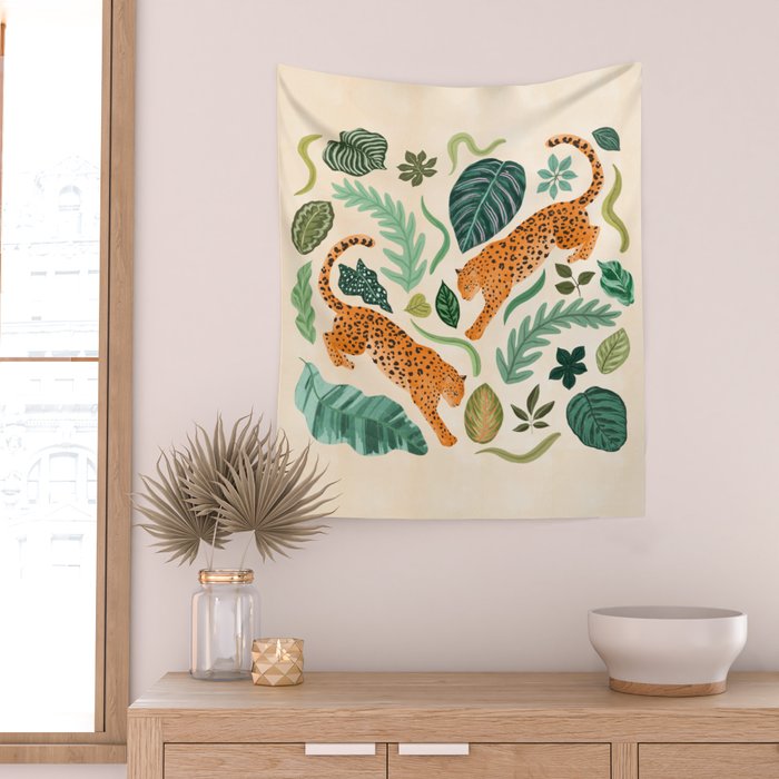 Botanical Garden Wall Tapestry Gallery Image 2