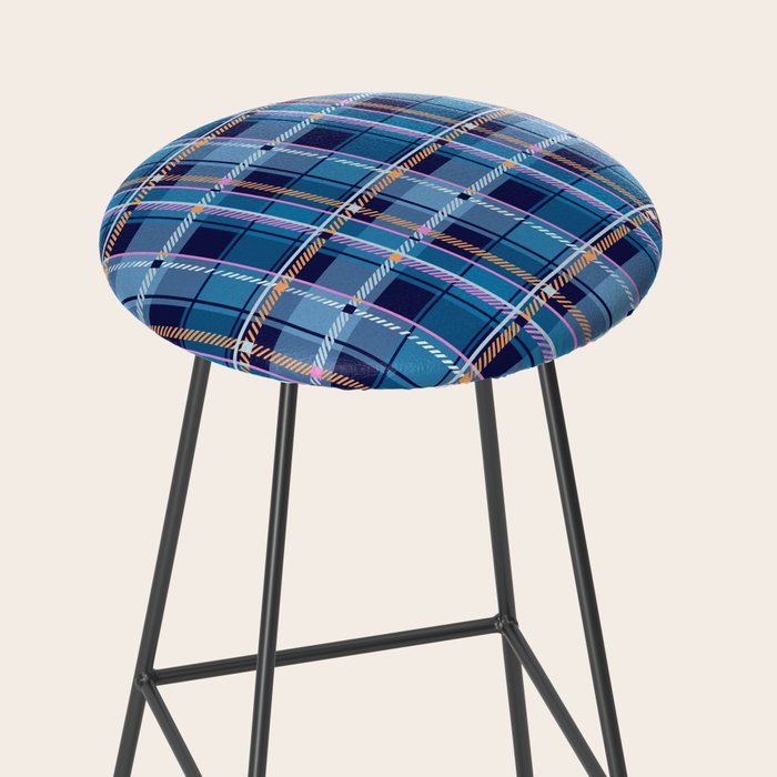 Tartan Motif Style B Stool Gallery Image 2