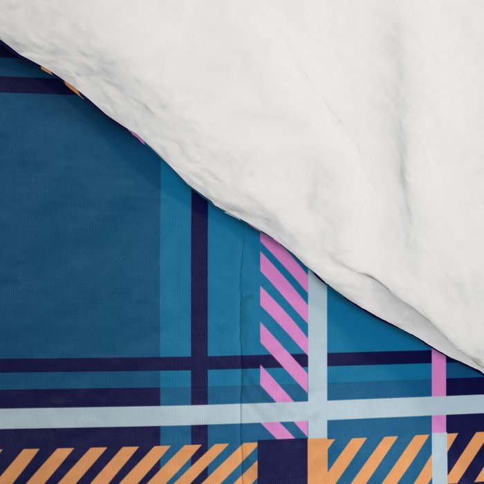 Tartan Motif Style B Comforter Gallery Image 4