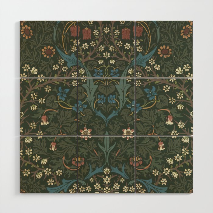 Blackthorn - William Morris Wood Wall Art Gallery Image 1