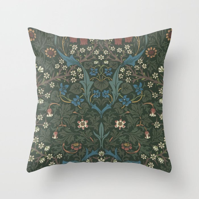 Blackthorn - William Morris Throw Pillow Gallery Image 6