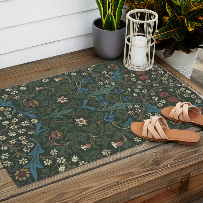 Blackthorn - William Morris Outdoor Rug Gallery Image 2