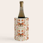 William Morris Inspired Monarch Butterfly Pattern Wine Chiller Gallery Image 3