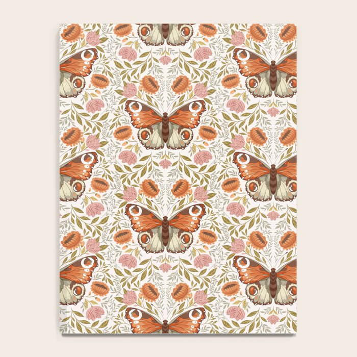 William Morris Inspired Monarch Butterfly Pattern Notebook Gallery Image 4