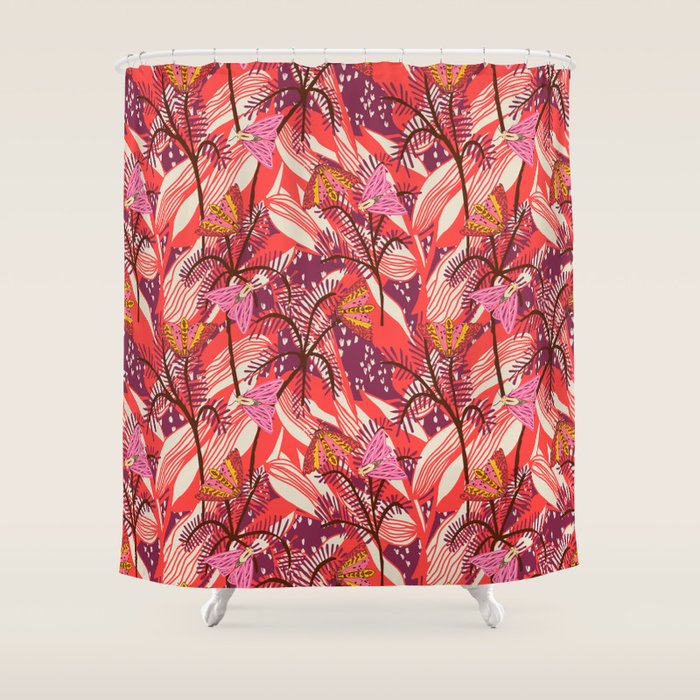 BAZAAR FETE MOTH Shower Curtain Gallery Image 1