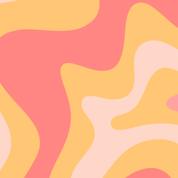 Liquid Swirl Retro Modern Abstract Pattern Blush Pink Mustard Coffee Mug Gallery Image 2