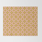 Alys Pink and Golden Rod Throw Blanket Gallery Image 2