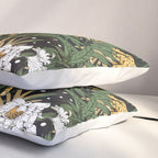 Cheetah in the glamorous nocturnal jungle Pillow Sham Gallery Image 3