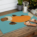 Whimsy Platypus Outdoor Rug Gallery Image 2