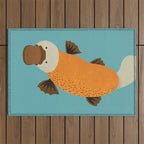 Whimsy Platypus Outdoor Rug Gallery Image 1