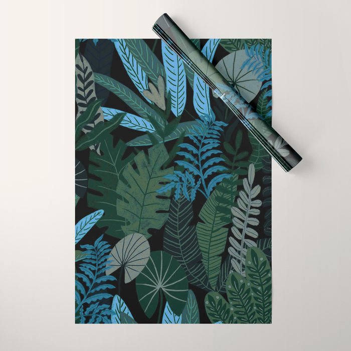 Tropical Night Wrapping Paper Gallery Image 1
