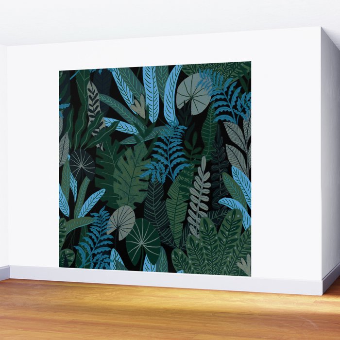 Tropical Night Wall Mural Gallery Image 2