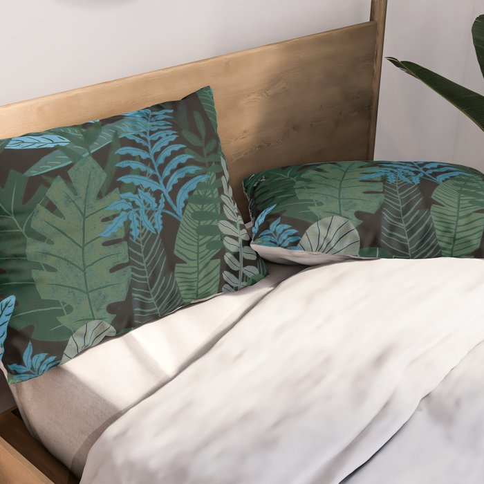 Tropical Night Pillow Sham Gallery Image 2