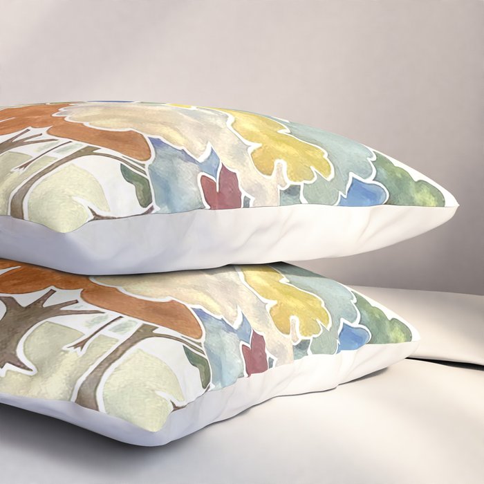 Trees, Long Row Pillow Sham Gallery Image 3