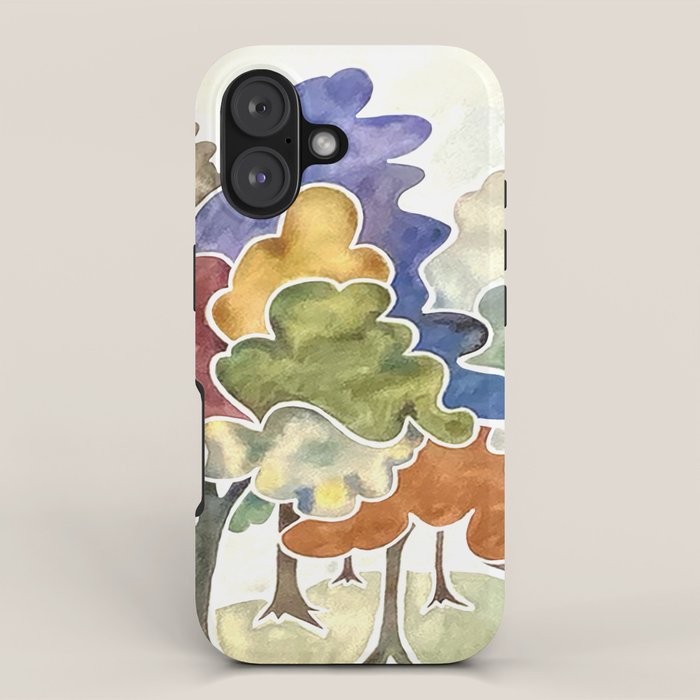 Trees, Long Row iPhone Case Gallery Image 1