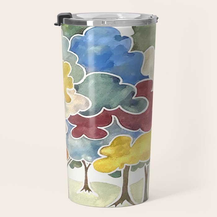 Trees, Long Row Travel Mug Gallery Image 3