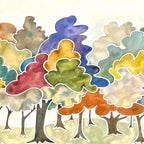 Trees, Long Row Coffee Mug Gallery Image 2
