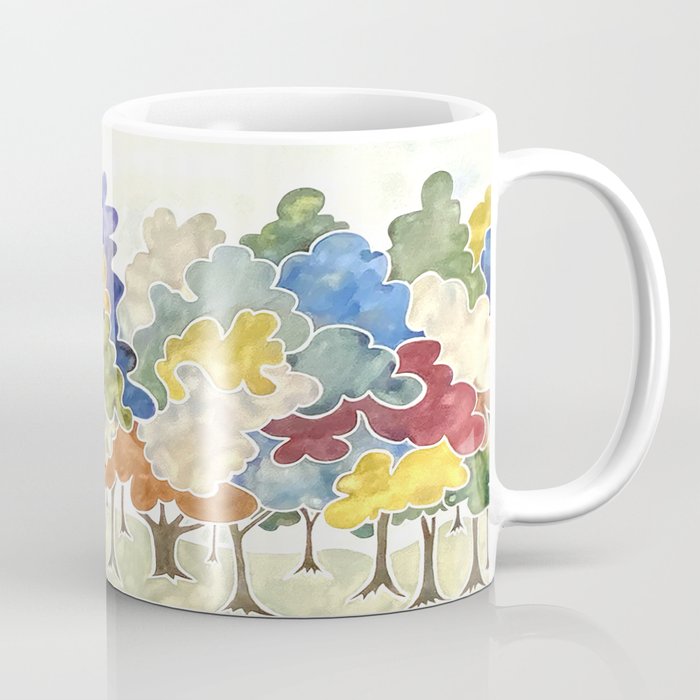 Trees, Long Row Coffee Mug Gallery Image 1