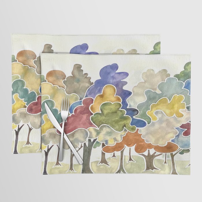 Trees, Long Row Placemat Gallery Image 1