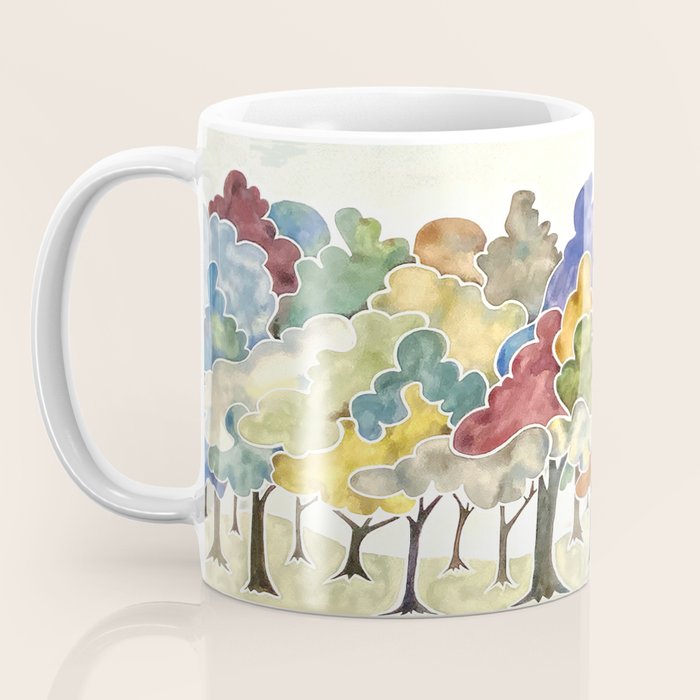 Trees, Long Row Coffee Mug Gallery Image 3