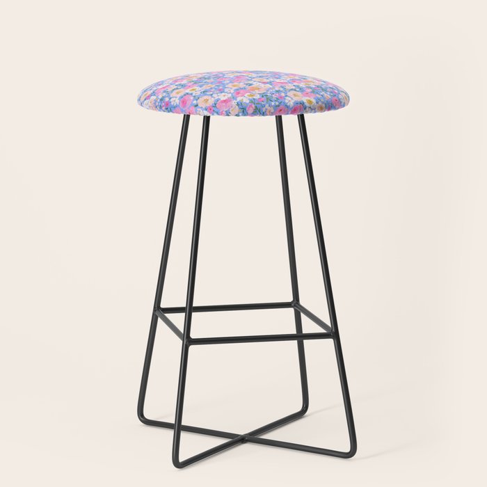 Periwinkle Garden Stool Gallery Image 1