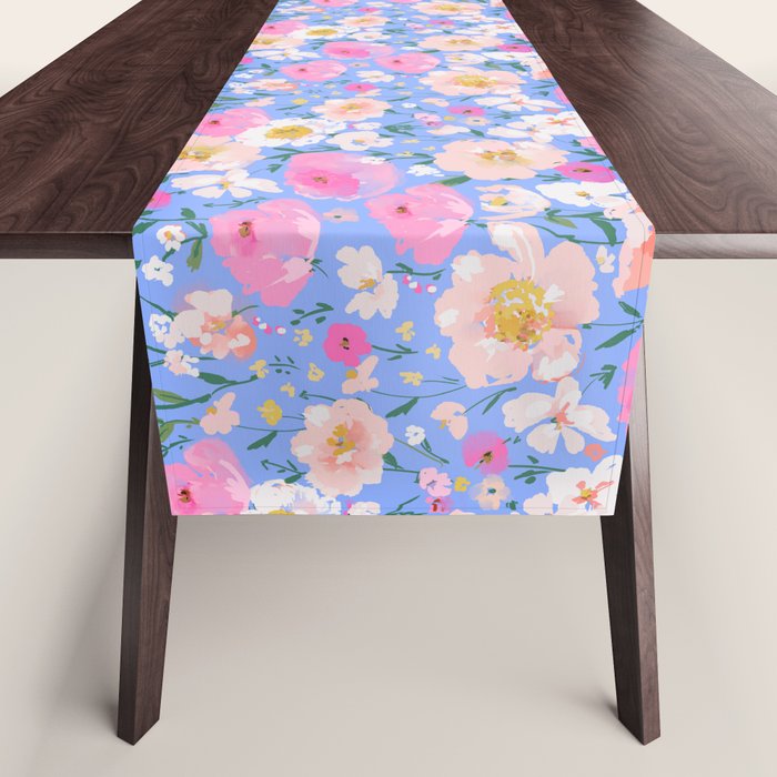 Periwinkle Garden Table Runner Gallery Image 1