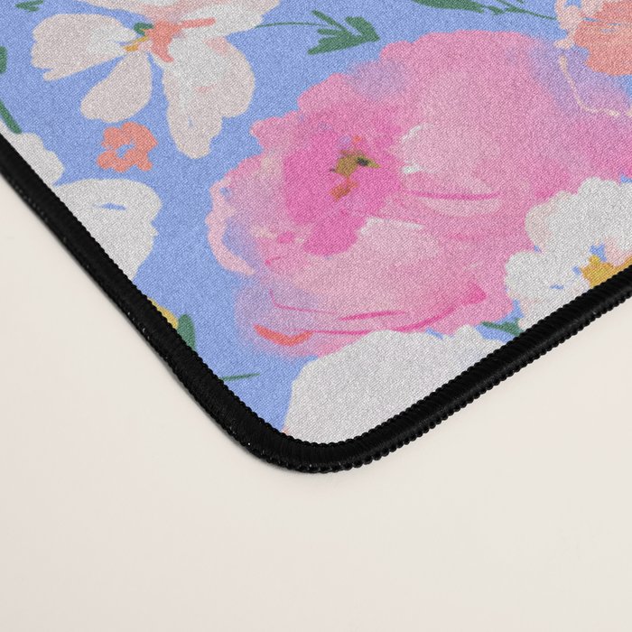 Periwinkle Garden Desk Mat Gallery Image 4