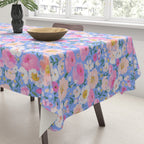 Periwinkle Garden Tablecloth Gallery Image 3