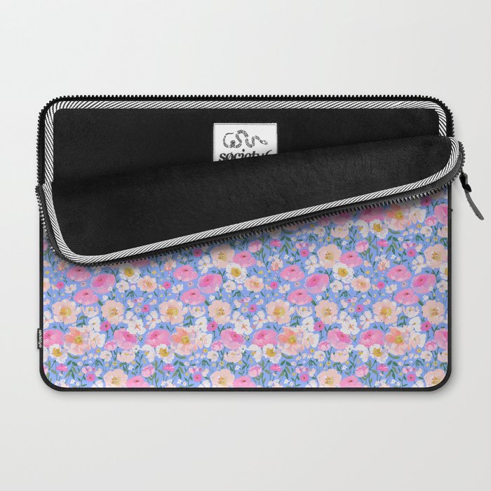 Periwinkle Garden Laptop Sleeve Gallery Image 2
