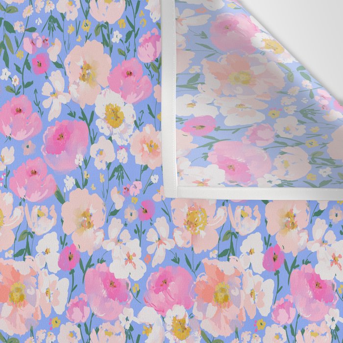 Periwinkle Garden Wall Tapestry Gallery Image 3