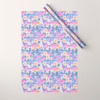 Periwinkle Garden Wrapping Paper Gallery Image 1