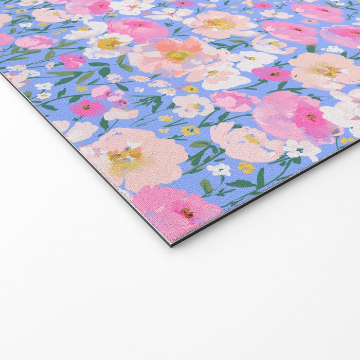 Periwinkle Garden Welcome Mat Gallery Image 2