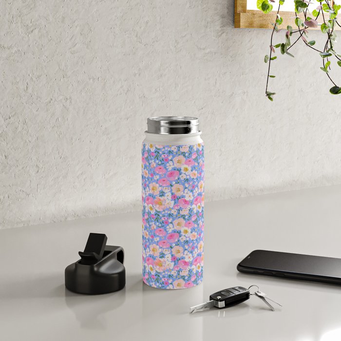 Periwinkle Garden Water Bottle Gallery Image 5