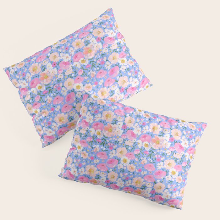Periwinkle Garden Pillow Sham Gallery Image 3