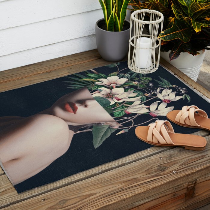 Floral Portrait 35 Outdoor Rug Gallery Image 2
