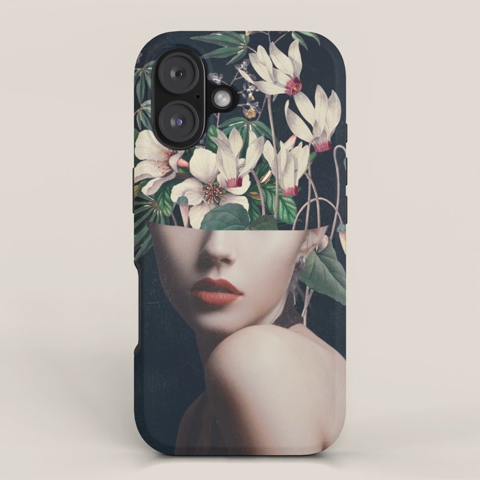 Floral Portrait 35 iPhone Case Gallery Image 1