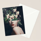 Floral Portrait 35 Stationery Card Gallery Image 2
