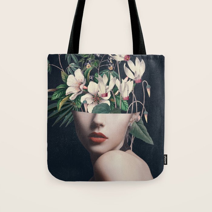 Floral Portrait 35 Tote Bag Gallery Image 1