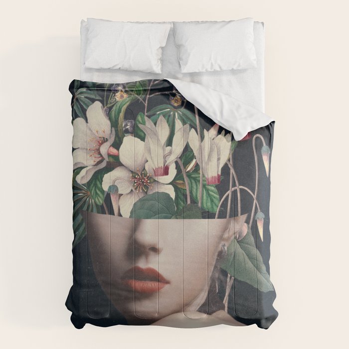 Floral Portrait 35 Comforter Gallery Image 6