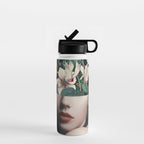 Floral Portrait 35 Water Bottle Gallery Image 1