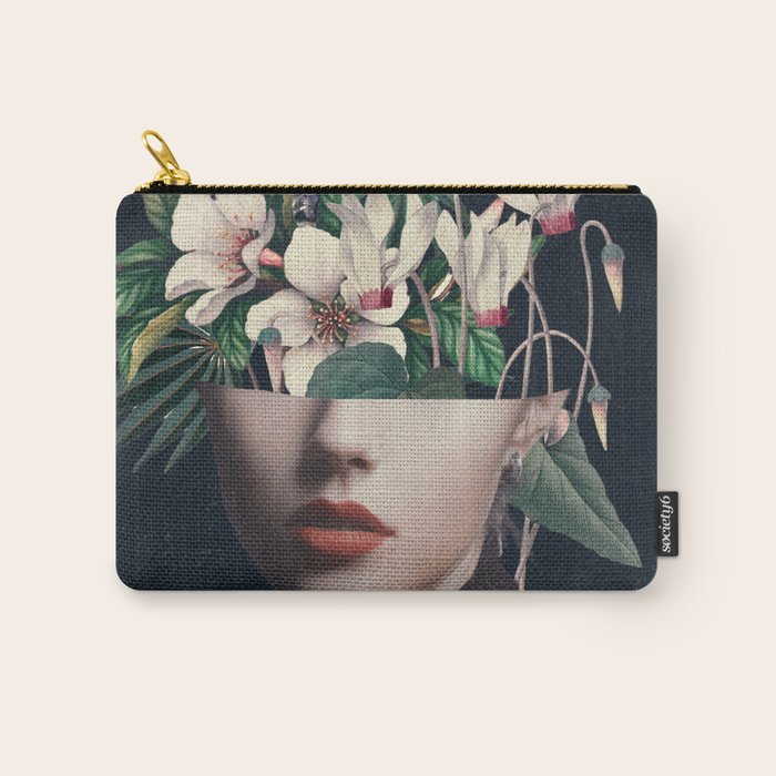 Floral Portrait 35 Carry All Pouch Gallery Image 1