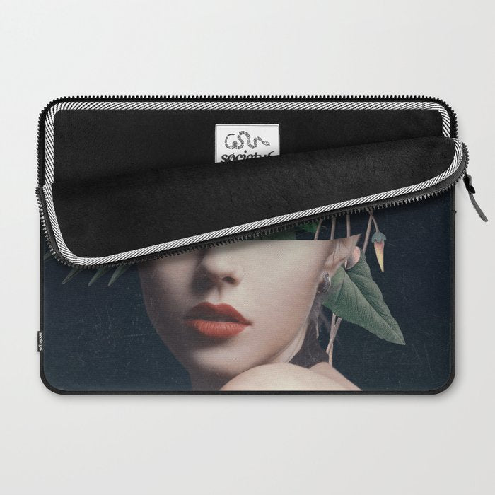 Floral Portrait 35 Laptop Sleeve Gallery Image 2