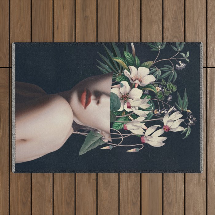 Floral Portrait 35 Outdoor Rug Gallery Image 1