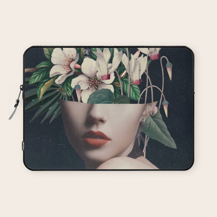 Floral Portrait 35 Laptop Sleeve Gallery Image 1
