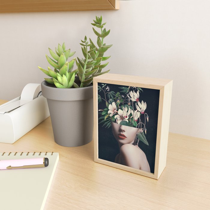 Floral Portrait 35 Mini Art Print Gallery Image 2