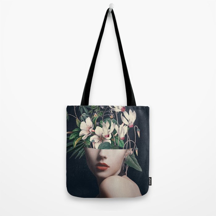 Floral Portrait 35 Tote Bag Gallery Image 2